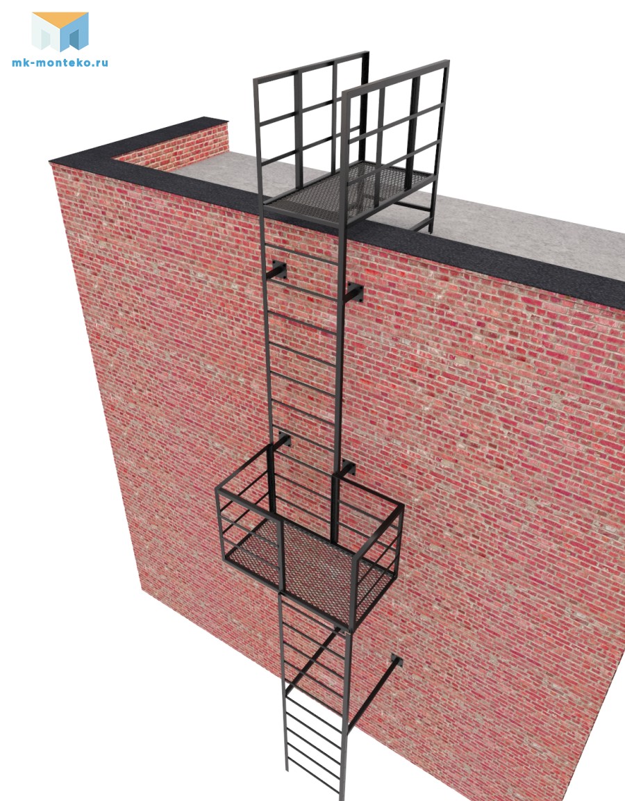 Вертикальная лестница от стены. Вертикальная пожарная лестница ЛП 1-2 высота. Лестницы наружные пожарные и эвакуационные п1. Вертикальной пожарной лестницы п2. Лестница пожарная наружная вертикальная Тип п-1.2СС парапетом.