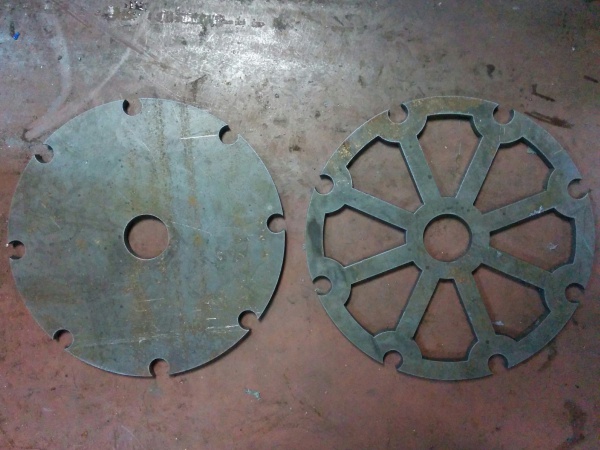 Фото Пластины для механизма из листа t=10 мм