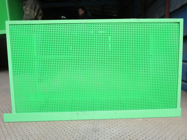 Фото Экран с полимерным покрытием зеленый