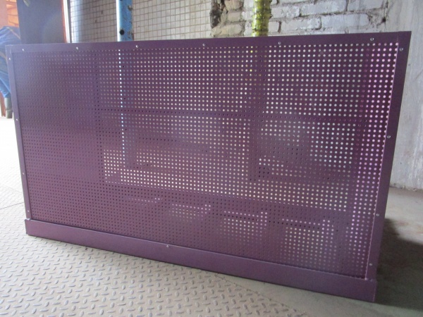 Фото Экран с полимерным покрытием фиолетовый